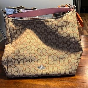 Coach Signature Celeste Hobo bag.